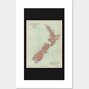 New Zealand Antique Maps Posters and Art